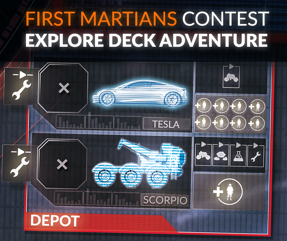 CONTEST: Living board game #3 – February edition – First Martians Adventures!