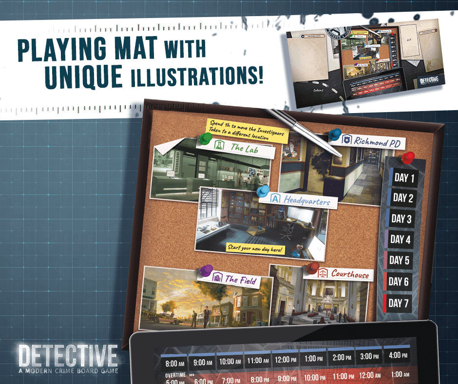 Buy Detective Playing Mat