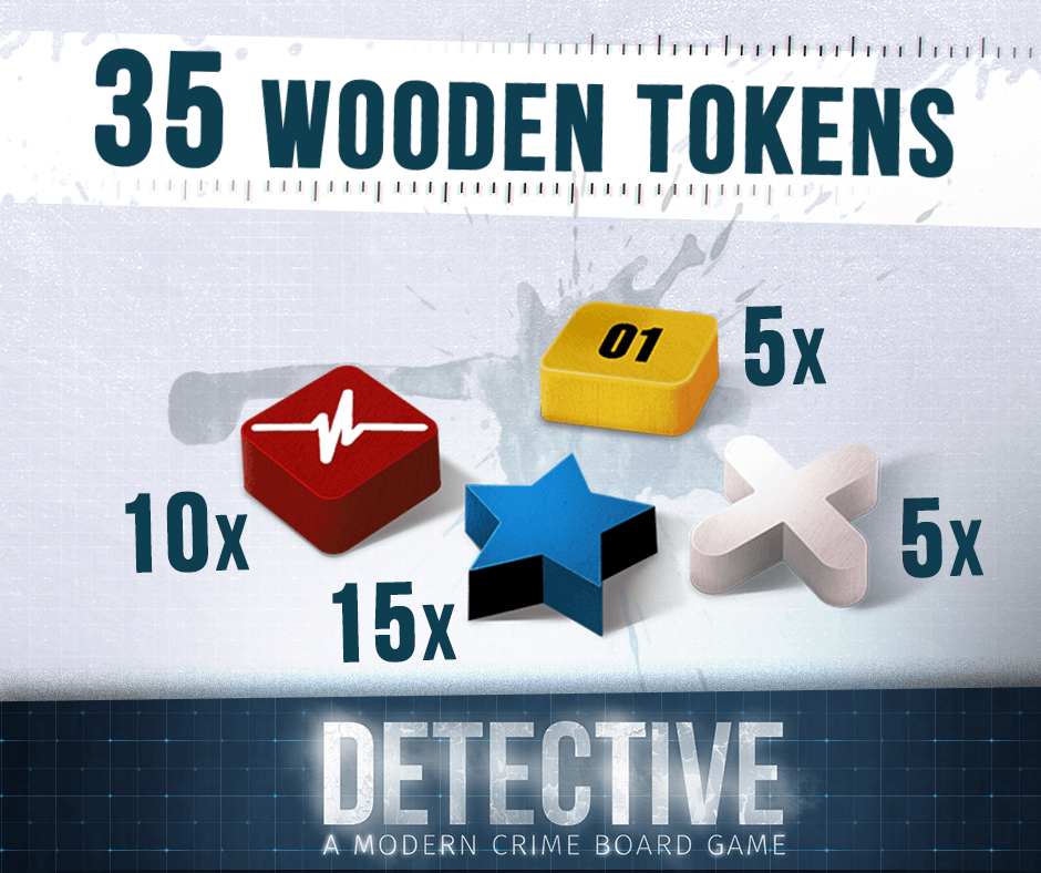 Buy Detective Wooden Tokens