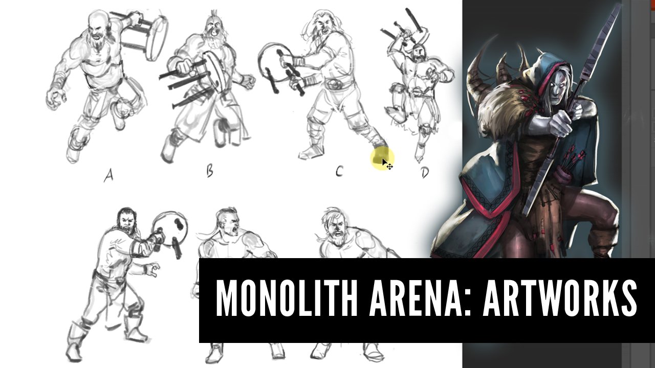 Monolith Arena – Artworks