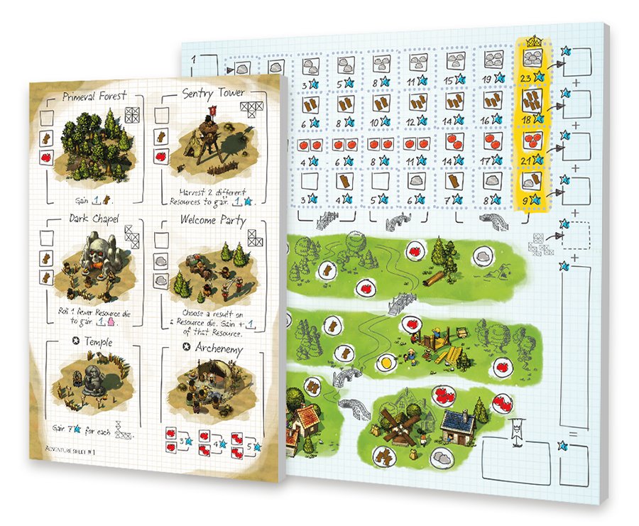 Imperial Settlers: Roll & Write - Adventure & Empire Notepads