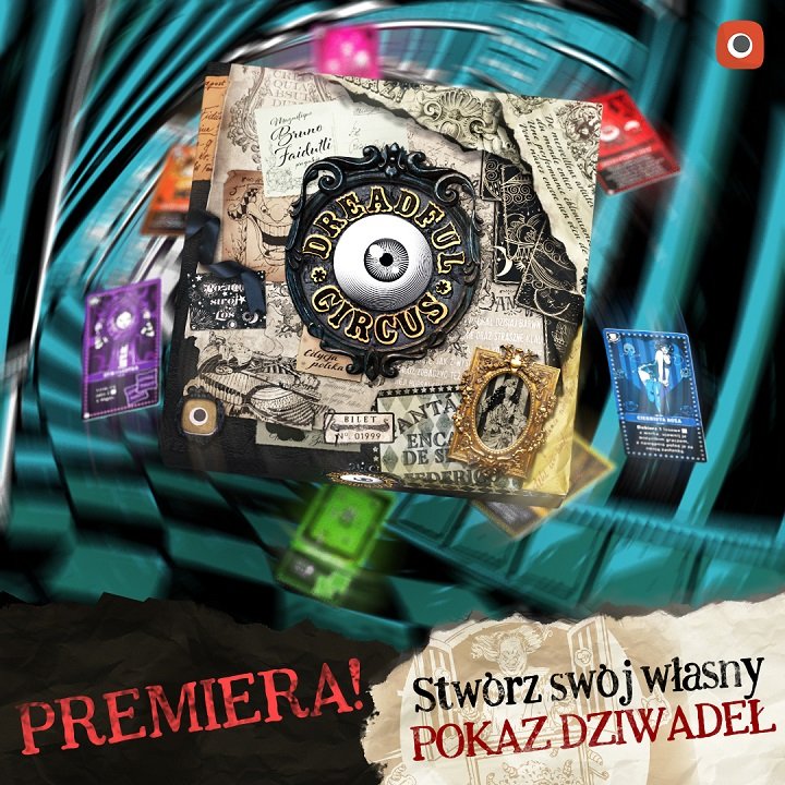 Dreadful Circus to szybka strategiczna gra karciana Brunona Faidutti’ego (Cytadela, Misja: Czerwona Planeta, Mystery of the Abbey) dla 4 do 8 graczy, przenosząca graczy do świata upiornych cyrków rodem z najczarniejszych koszmarów. Wcielimy się w dyrektorów trup cyrkowych, rywalizujących z sobą o przyciągnięcie uwagi największej liczby widzów i zarobienia największej ilości pieniędzy. Dreadful Circus operuje na mechanice licytacji i negocjacji, gdzie gracze wchodzą z sobą w głęboką interakcję, starając się pozyskać dla siebie jak najlepsze karty i zrealizować jak najwięcej Kontraktów. Posiada bogatą, przepiękną szatę graficzną, przywodzącą na myśl magiczne, przerażające światy z najgłębszych zakamarków naszej wyobraźni.