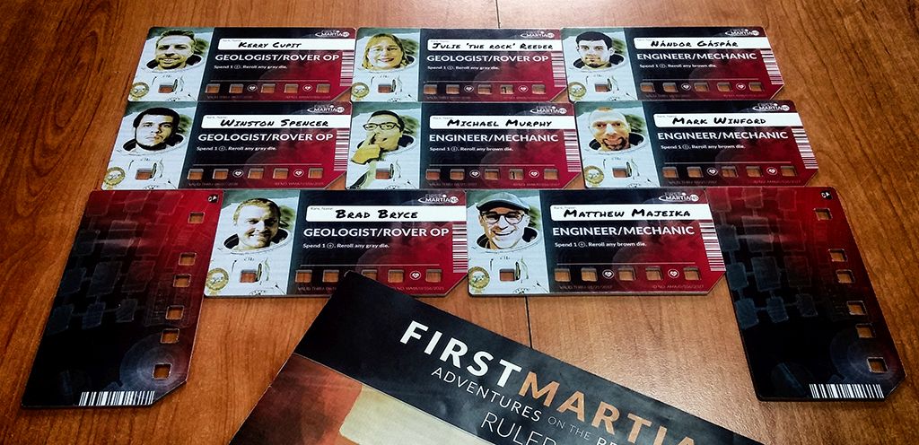 First Martians Photo Contest Player Boards