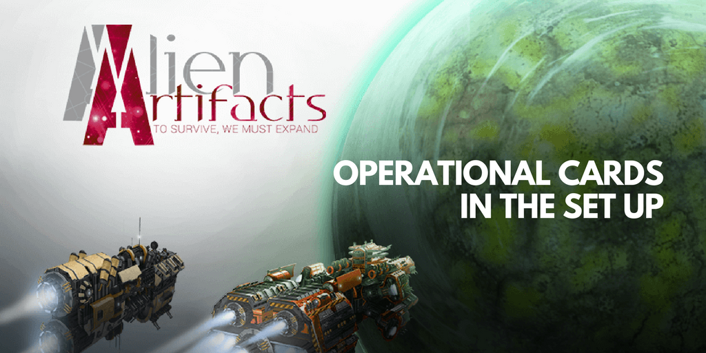 Operational cards in the set up