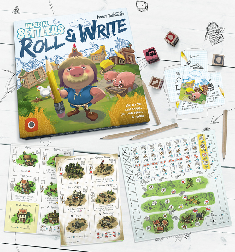 Imperial Settlers: Roll & Write